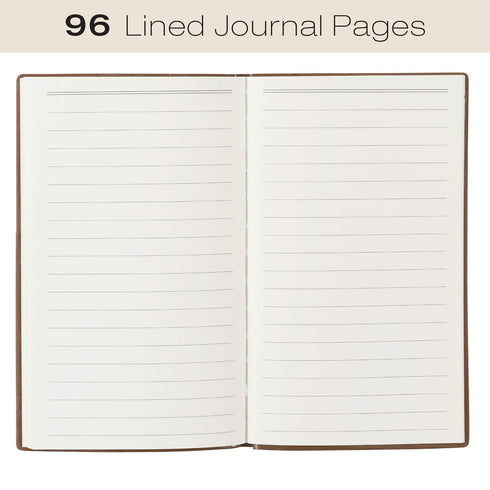 Elan Publishing Company Field Notebook - Pack of 3 (Orange/Black) - 3.5"x5.5" - Lined Leather Memo Book