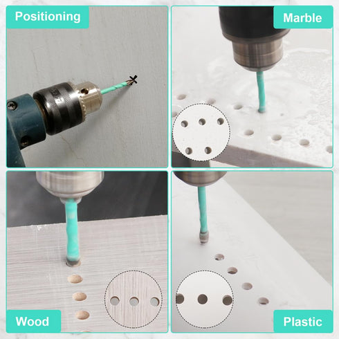 Masonry Concrete Drill Bits, 10pcs 1/4 Inch (6mm) Carbide Drill Bits for Wood, Plastic, Masonry, Ceramic Tile, Concrete