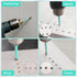 Masonry Concrete Drill Bits, 10pcs 1/4 Inch (6mm) Carbide Drill Bits for Wood, Plastic, Masonry, Ceramic Tile, Concrete