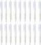 YIKANGHENG 18 Pcs Fine Point Pressing Pens, 0.5mm Black Ink White Gel Pens for Office, Study, Gift and Home Supplies