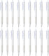 YIKANGHENG 18 Pcs Fine Point Pressing Pens, 0.5mm Black Ink White Gel Pens for Office, Study, Gift and Home Supplies