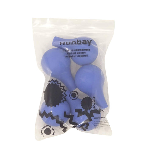 Honbay Laboratory Tool, 5PCS Blue Suction Ball Pipette Dropper Rubber Bulb, Fit for 3ml 5ml 10ml 15ml Pipettes