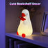 AVEKI Goose Reading Light, Soft Squishy Silicone Duck Night Light for Kids Baby Toddler, Rechargeable LED Touch Lamp