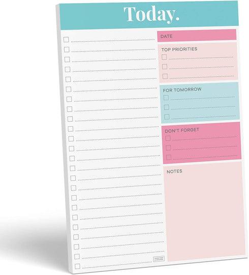Sweetzer & Orange 2025 Daily Planner, Undated To Do List Notepad, 7x10” Day Schedule Logbook, Academic Journal