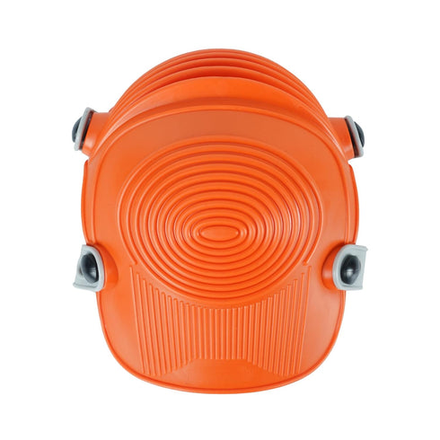 15-431 Ultraflex Non-Skid Premium Protective Gear, Flexible Design Plastic Kneepad, Orange