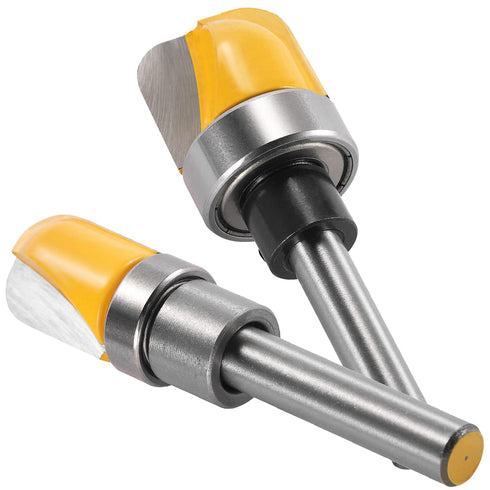 1/4 Inch Shank Bowl and Tray Template Router Bit Set - Carbide Round Nose Groove Router Bit Set, 3Pcs