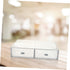 Small Plastic Storage Bin with Drawers, Stackable Organizer for Desk Accessories, Stationery, Office Supplies