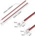 LYJEE 2 Pin Connector, 30 Pairs Mini Wire Connectors, 1.25 mm JST Micro Electrical Male and Female Plug with Wire