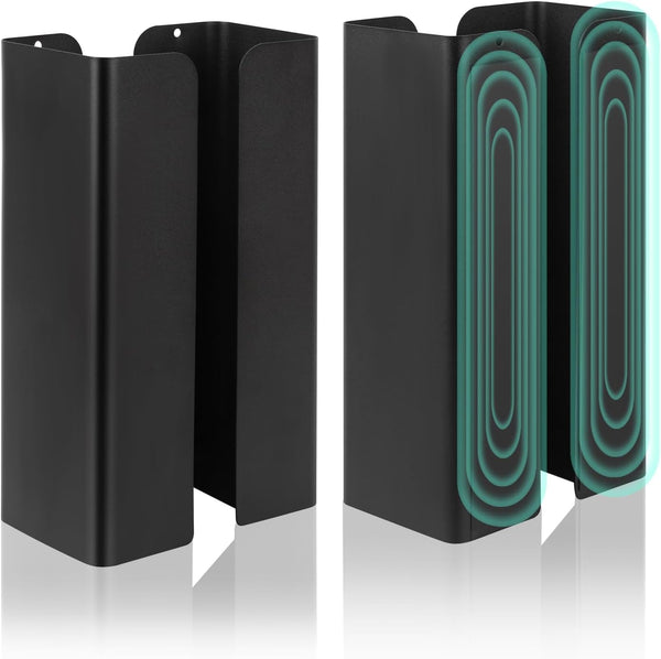 Magnetic Glove & Tissue Dispenser Holder - Adjustable Size Holds Boxes of