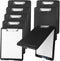 8 Pcs Clipboards with Storage - 9.4 x 13.4 Plastic Nursing Clip
