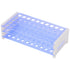 stonylab 3-Tier Detachable Blue Plastic Test Tube Rack, Tube Holder Stand for Laboratory Scientific Experiments