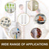 Heavy Duty Picture Hanging Strips - 15-Pairs (30 Strips) Damage Free Adhesive Hook and Loop Mounting Tapes