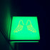 4 Pack LED Green Light Bulbs, A19 9W with E26 Base, 60W Equivalent for Wedding, Halloween, Christmas, Home Lighting