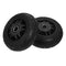 LIFKOME 2pcs Silent Heavy Duty Trolley Wheels with Bearings Solid Rubber Casters for