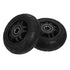 LIFKOME 2pcs Silent Heavy Duty Trolley Wheels with Bearings Solid Rubber Casters for