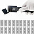 Razor Blades Metal Scraper Tool - Long Handheld Glass Scraper with 20 PCS Single Edge Replacement Blades
