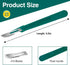 20 PCS Scalpel Blades with #10 Scalpels Surgical Blades,Disposable Blades with Protective Cover,Laboratory Blade-Lab Knives- Carving Blades with Handle-Art Blades Practicing Cutting-Crafts & More