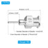 PATIKIL Bent Blunt Tip Dispensing Needle 19G, 10 Pcs 0.26 Inch Stainless Steel Liquid Dispenser Bent Flow Needles with Lure Lock for Refilling Liquid Inks Adhesives Glue