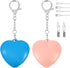 bigjvbfv 1/2/4Pcs Girls(1*Blue+1*Pink) Purse Glow Heart Light LED Automatic Sensor Purse Light Touch Activated Handbag