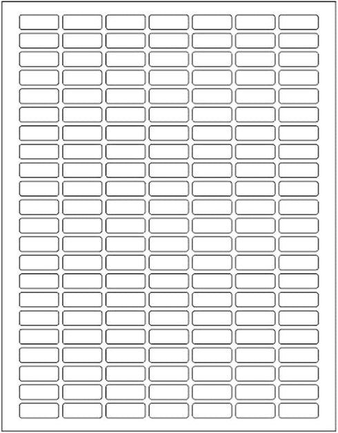 Royal Green Printable White Rectangular Label Stickers - 1x0.375 Inches, 1108 Pack for Organizing, Laser & Inkjet