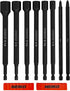NEIKO 10067A Magnetic Impact Nut Driver and Power Bit Tool Set | 8 Pieces, SAE | 6 Inches with Magnetic Tip Sockets