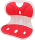 Eujgoov Memory Foam PP Material Student Sitting Posture Correction Chair, Sitting Posture Correction Cushion Sitting
