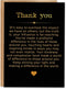Bestmelo Thank You Card, Appreciation Card, Thank You Gift with Premium Kraft Envelope