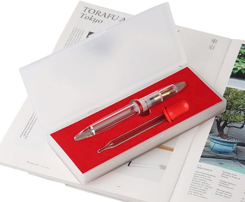 Majohn M2 Eye Dropper Fountain Pen Set, Large-Capacity Ink Storing, Fine Nib for Office/Business/Student