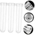 50pcs Wakauto Transparent Flower Tubes for Fresh Flowers Practical Floral Water Containers Height for Roses Carnations
