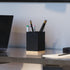HBCY Creations 3 Piece Black Metal Desk Organizer Set, Rustic Mail Organizer, Rustic Industrial Home Decor