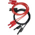 CESS-212 Safety Banana 12 Gauge Silicone Multimeter Test Leads, 2 Pairs with 8 Plugs Male to Male