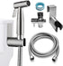 Ikaufen Handheld Bidet Sprayer for Toilet Adjustable Water Pressure Control Bidet Hose