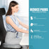 Tailbone WAOAW Seat Cushion, Office Chair Cushions Butt Pillow for Long Sitting, Memory Foam Chair Pad for Back