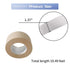 Waterproof Caulk Tape Sealant Strip, 1.5"W x 10.5'L PVC Sealing Tapes for Kitchen Bathroom Bathtub Countertop Toilet Sink (Beige)