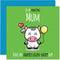 Stuff4 Mum Birthday Card - Udderly Legen-Dairy - Happy Birthday Card for