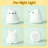 7 30-Minute LOVERUIS Night Light for Children, Fox Night Lights Colours Night Light Baby, USB Rechargeable, Cute Lamp