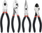 4 Pack Precision Basics Pliers Set-8'' Slip Joint, Long Needle Nose Pliers,