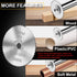 1/4-Inch Hex Shank Rotary Drill Saw with 5PCS Blades, HSS Saw Disc Wheel Cutting Blades