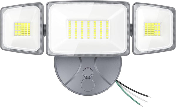 Onforu 75W LED Security Light, 7000LM Brightness Outdoor Flood Light Fixture Switch