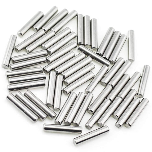 Yesallwas 100Pcs 1.5mm X16mm Dowel Pin - Stainless Steel Shelf Support Pin for Precise Location