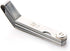 1 PCS Curved Steel Gapped Metric Filler Feeler Gauge Tool, 100A16, 0.05-1mm Thickness with 16pcs Blades for Woodworking