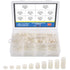 Glaks 150Pcs Nylon Round Spacer Assortment Kit, 10 Sizes, OD 11mm ID 6.2mm for M6 Screws, Nylon Standoff