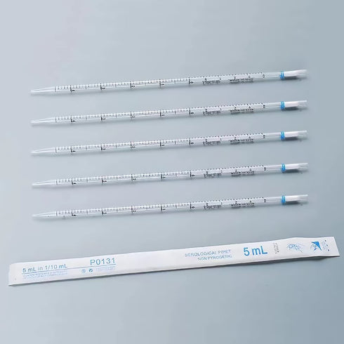 Serological Pipette - 5ml/Blue, Individually Wrapped (Case of 100)