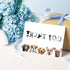 RUALOVE Cute Dog Thank You Card - Appreciation Gift for Friend, Teacher, Boss, Coworker or Dog Lover - Pun Veterinarian