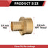 (Pack of 5) EFIELD Barb Crimp PEX - 3/4" x 3/4" Female NPT Thread Adapter Brass Fitting