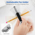 OUTXE 10-Pack Magnetic & Adhesive Pen Holder with Dual Slots, Easy Organize & Access for Desk, Wall, Refrigerator