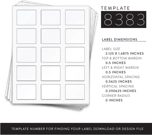 75 2.2x1.7 Inch 10ml Dashleigh Perfume Bottle Labels Waterproof, Blank Printable Vinyl Stickers for Roller Bottles