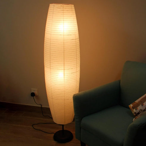 cunueae Simple Bedside Paper Lamp Shade Floor Light Covers Decorative Lampshade Standing Lamp Replacement Shade Easy