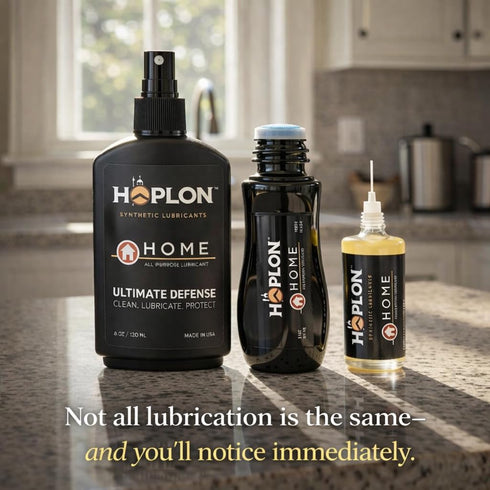 7oz HOPLON Home Premium Maintenance Kit Synthetic Ester Lubricant with Spray, Dauber & Needle, Stops Squeaks & Rust on