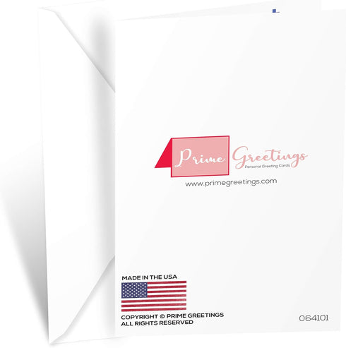 Packaged Prime Greetings Thank You Card For Healthcare, Nurse, Doctor, Made in America, Eco-Friendly, Thick Card Stock